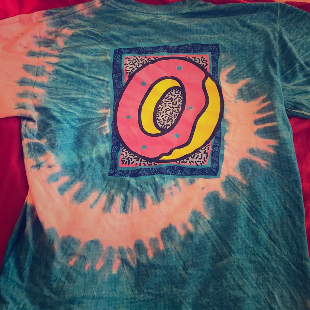 Odd future tie die doughnut shirt